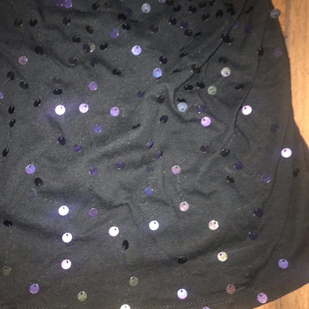Express Strapless Sequined Top - Picture 3 of 5